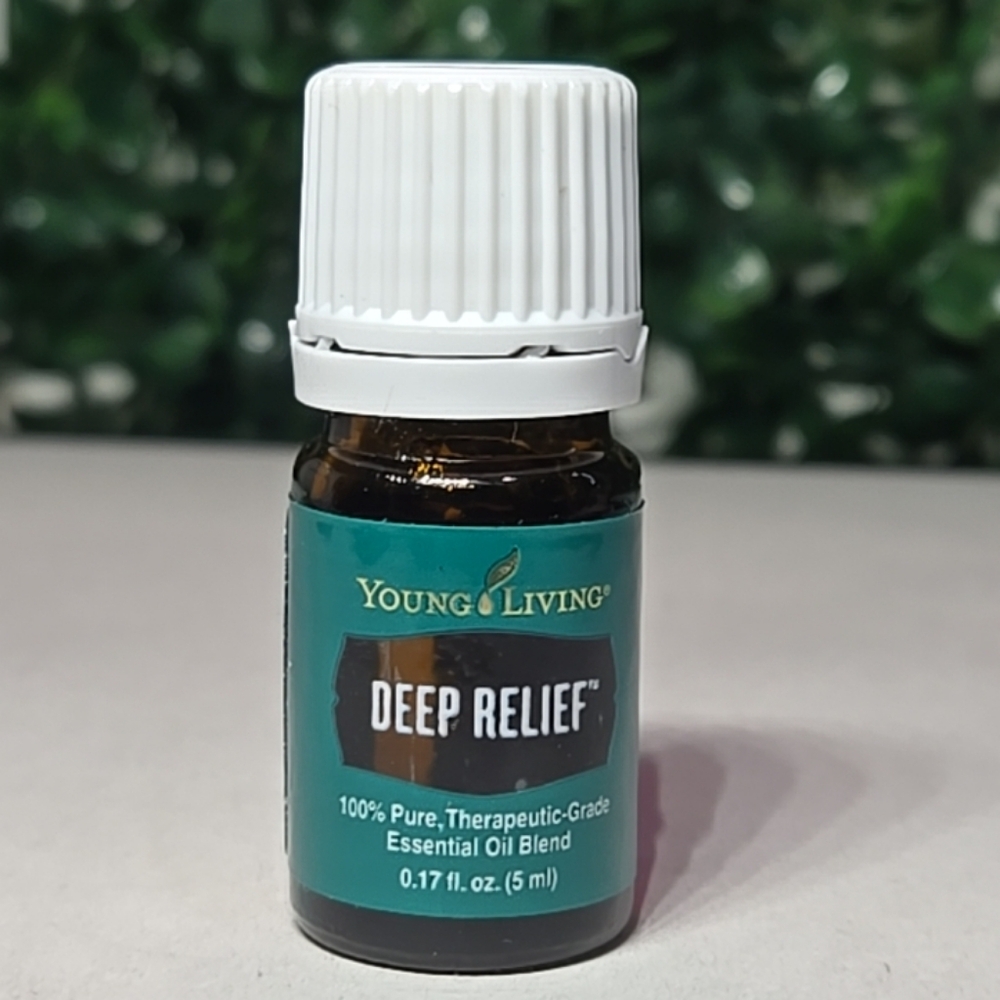 Young Living Deep Relief Essential Oil Blend - Teal & White
